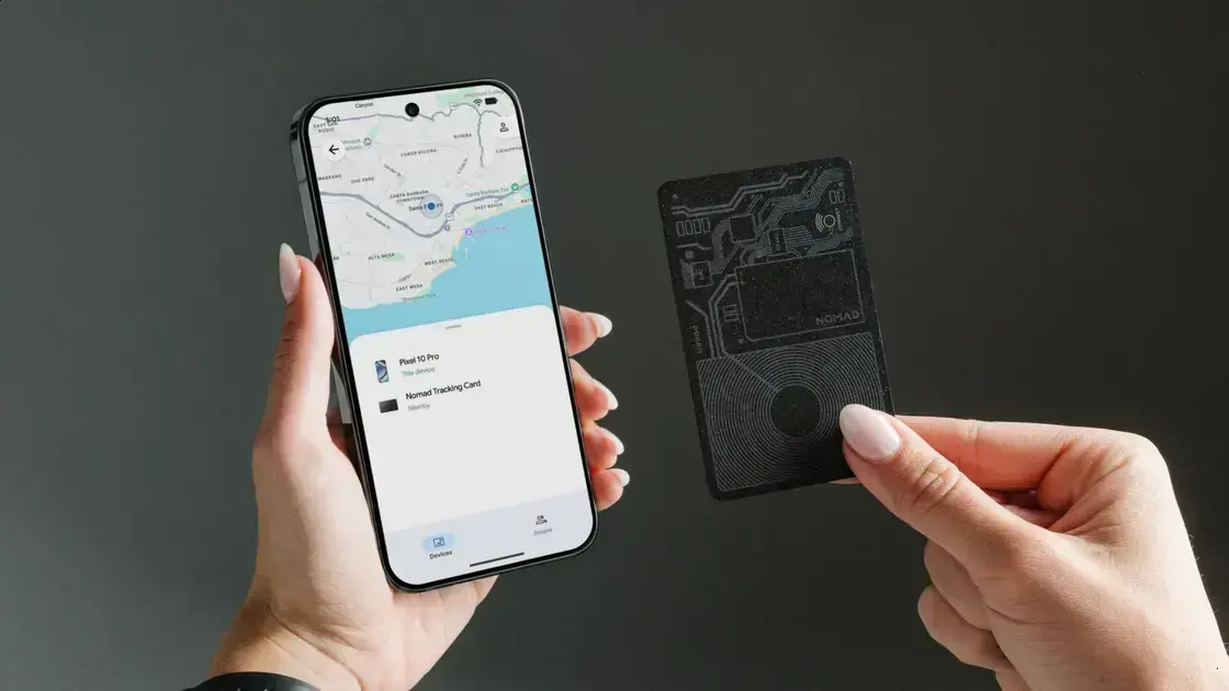 Nomad lança cartão de rastreamento com suporte ao Google Find Hub 1 Nomad lança cartão de rastreamento com suporte ao Google Find Hub