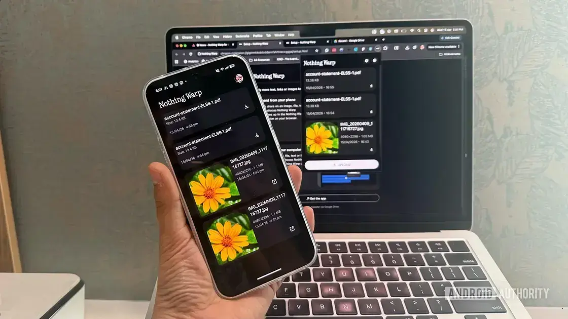 Nothing Warp retorna após correções, mas não está na Play Store