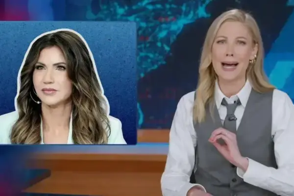 O polêmico apoio de 'The Daily Show' a Bryon Noem após escândalo