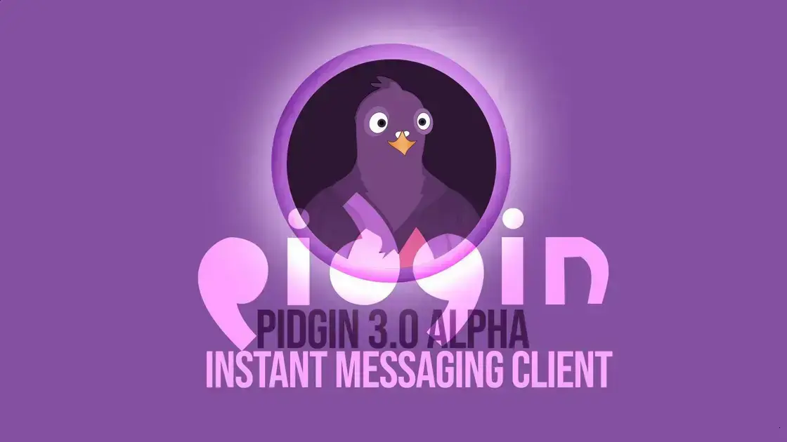 Pidgin 3.0 avança para a fase alfa com novas funcionalidades