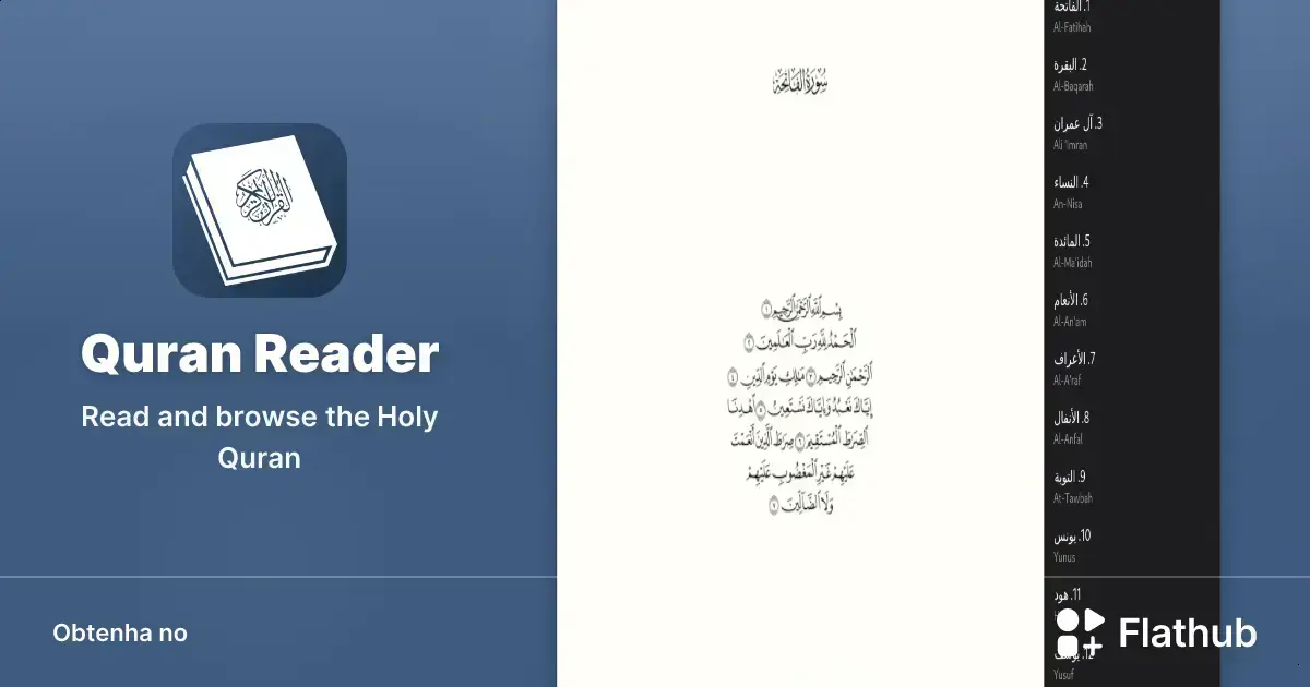Quran Reader no Linux: Leitura autêntica do Alcorão de forma prática 1 Quran Reader no Linux: Leitura autêntica do Alcorão de forma prática