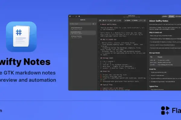 Swifty Notes: editor Markdown nativo para Linux otimiza suas anotações
