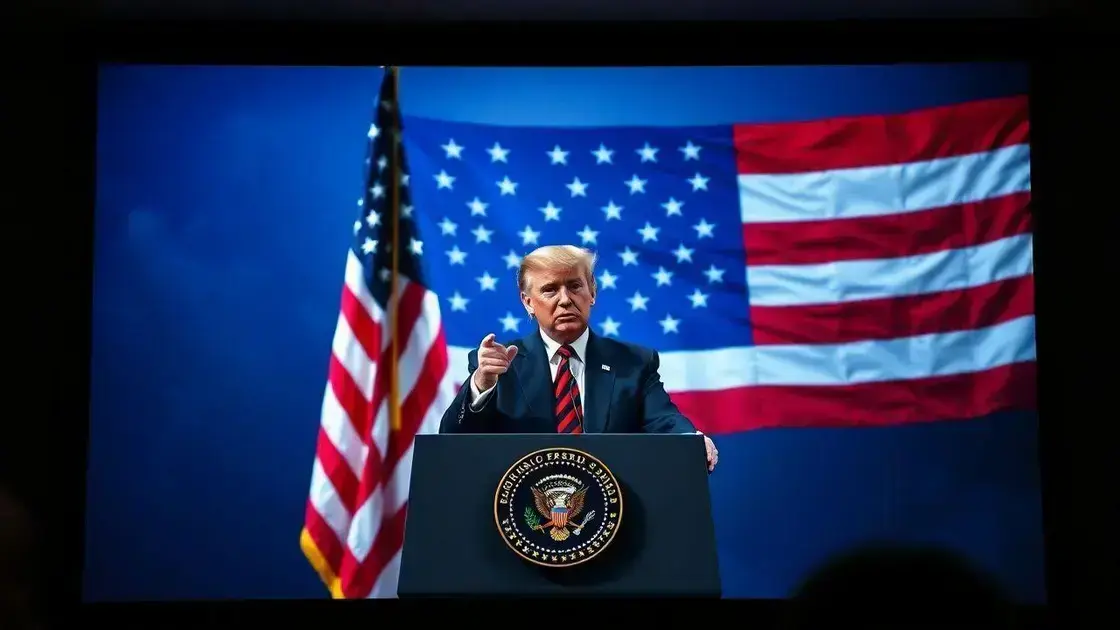 Trump faz atualização sobre a guerra no Irã hoje à noite