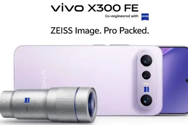 Vivo X300 FE: Câmara Poderosa com Extensor Telefoto de 200mm