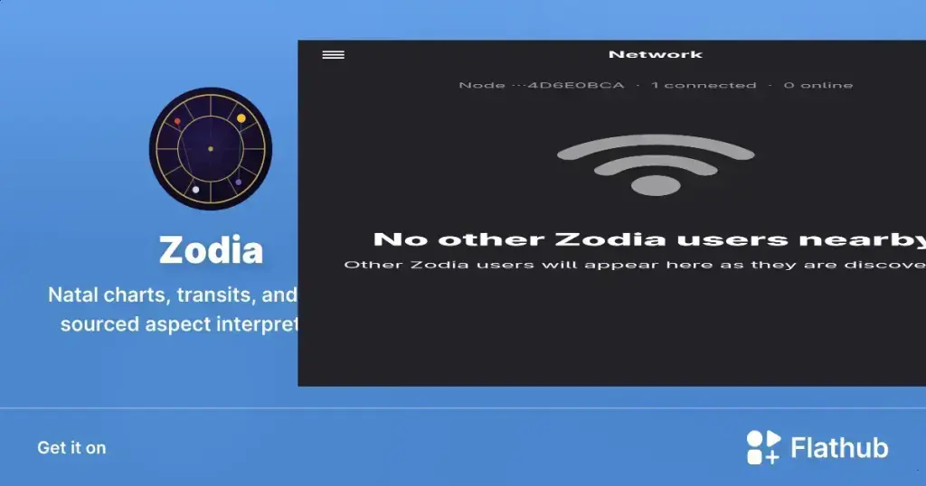 Zodia para Linux: astrologia colaborativa com segurança e transits em tempo real