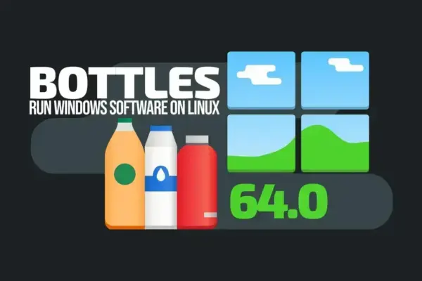 Bottles 64.0: suporte ntsync e melhorias para apps Windows no Linux