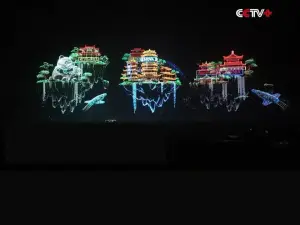 China quebra 3 recordes com show de luzes de 33.615 drones na província de Sichuan