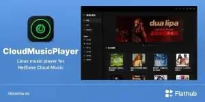 CloudMusicPlayer chega ao Flathub e reforça o streaming no Linux