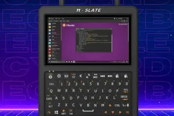 Conheça o Pi Slate, o novo PC portátil com Raspberry Pi, RCS criptografado e mouse dobrável