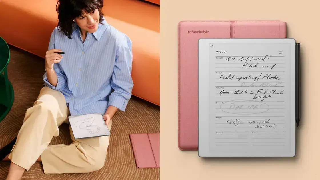 Conheça o reMarkable Paper Pure: tablet E-Ink acessível para anotações 1 Conheça o reMarkable Paper Pure: tablet E-Ink acessível para anotações