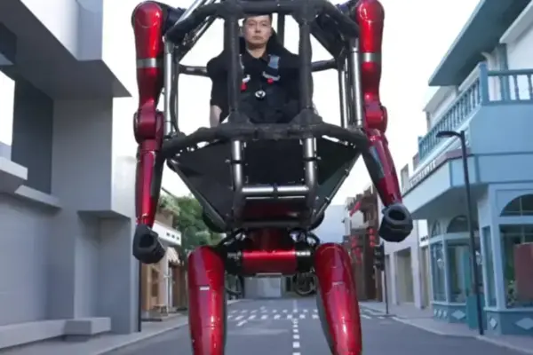 Conheça o Unitree GD01: o robô mecha manobrável de 11 pés