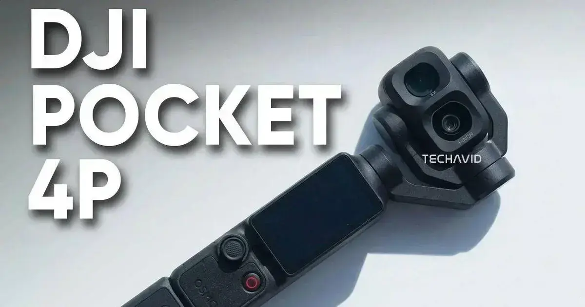 DJI Osmo Pocket 4P: câmera dupla e zoom lossless revolucionam o mercado