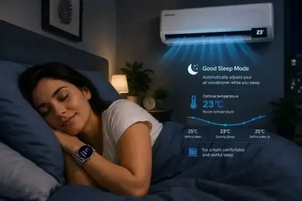 Galaxy Watch e Galaxy Ring ajustam ar-condicionado automaticamente para noites mais frescas