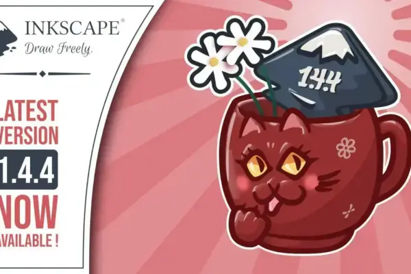 Inkscape 1.4.4: estabilidade reforçada e melhorias de desempenho para designers