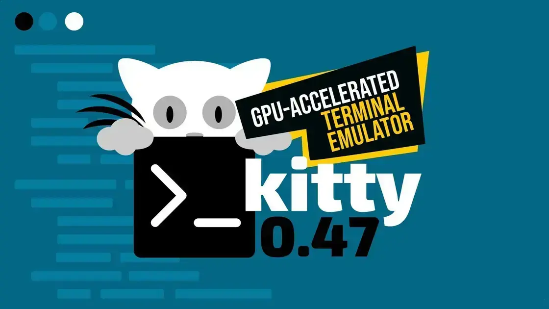 Kitty 0.47 traz drag-and-drop, barras de progresso e melhor foco de janela