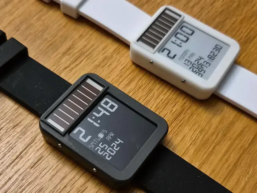 LightInk: smartwatch E-ink com solar, LoRa e GPS dura 10 meses sem recarga 1 LightInk: smartwatch E-ink com solar, LoRa e GPS dura 10 meses sem recarga