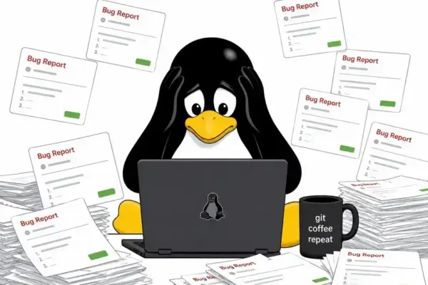 Linux enfrenta sobrecarga com relatórios de bugs gerados por IA