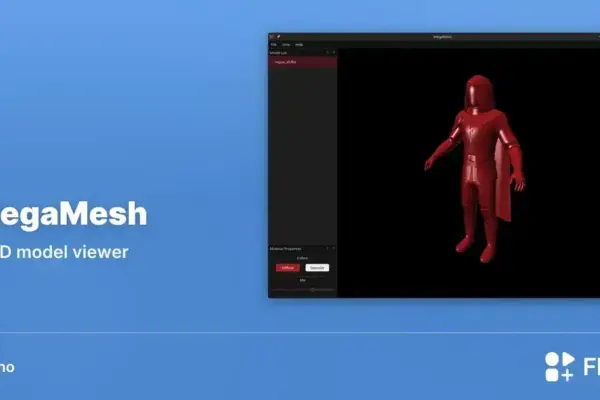 MegaMesh chega ao Linux com visualizador 3D acelerado por GPU