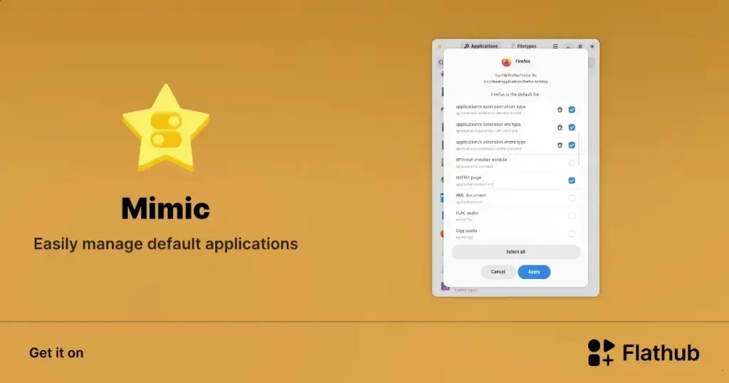 Mimic chega ao Linux para simplificar apps padrão e associações
