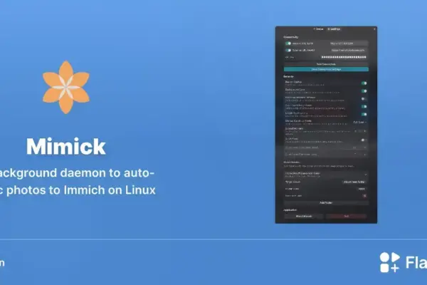 Mimick chega ao Linux para sincronizar fotos com o Immich em tempo real