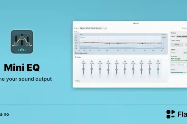 Mini EQ chega ao Linux com equalização prática e visual limpa