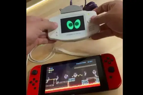 Modder transforma Game Boy Advance em controle para Nintendo Switch via cabo link