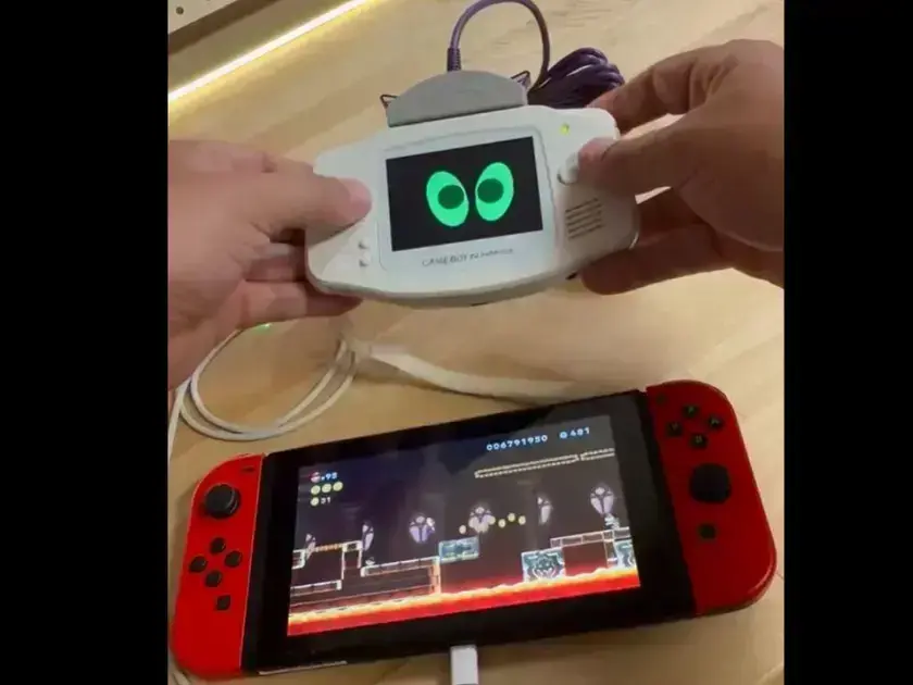 Modder transforma Game Boy Advance em controle para Nintendo Switch via cabo link 1 Modder transforma Game Boy Advance em controle para Nintendo Switch via cabo link