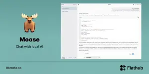 Moose chega ao Linux e simplifica o chat com IA local via Ollama