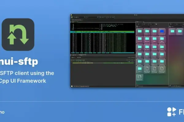 nui-sftp chega ao Flathub com foco em SSH, SFTP e produtividade