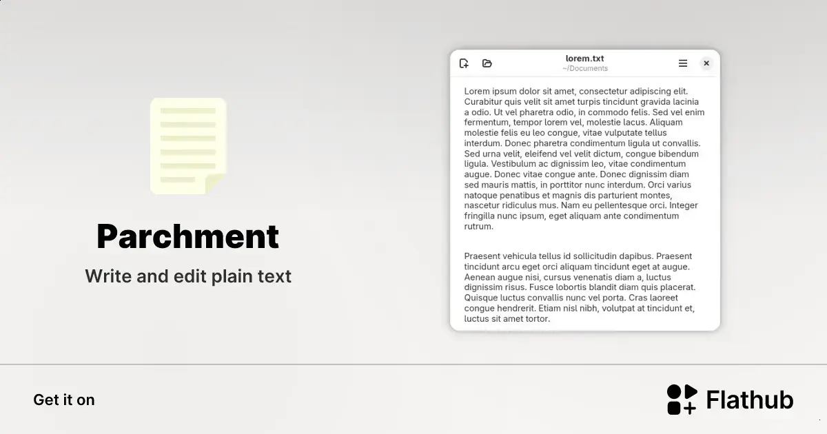 Parchment chega ao Linux como editor leve e sem distrações