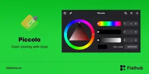 Piccolo chega ao Flathub como novo seletor de cores para Linux