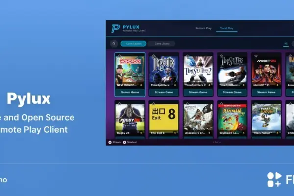 Pylux chega ao Flathub e reforça o jogo remoto no Linux