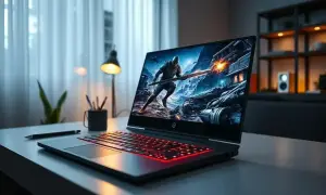 Slim gaming laptops em 2026: desempenho potente e mobilidade impressionante