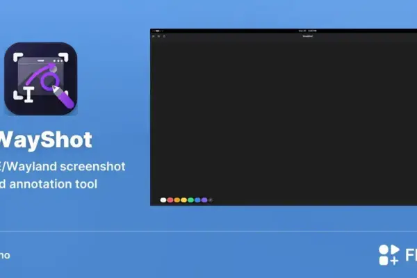WayShot chega ao Flathub como aposta leve para screenshots no GNOME