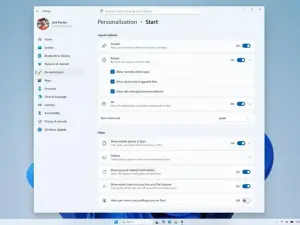Windows 11 Build 26300.8553 traz menu Iniciar personalizável e novas opções