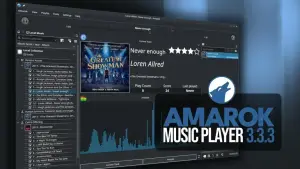Amarok 3.3.3: correções importantes para reprodução e layout no player KDE