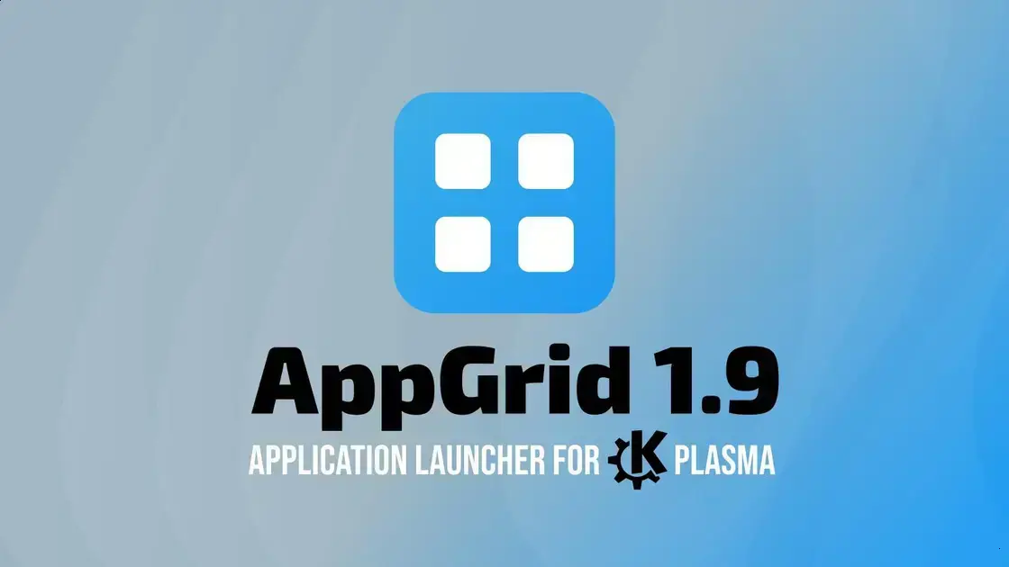 AppGrid 1.9 traz modo compacto e melhorias no KDE Plasma Launcher 1 AppGrid 1.9 traz modo compacto e melhorias no KDE Plasma Launcher
