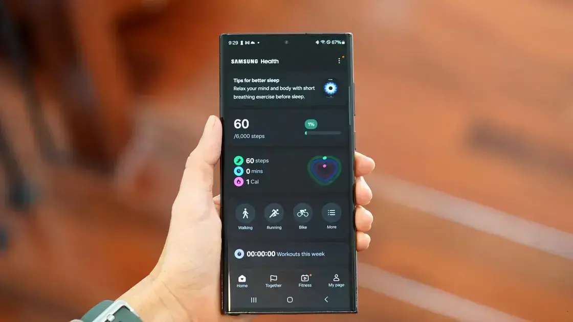 Atualização do Samsung Health traz recursos de saúde avançados para Galaxy Watch 9