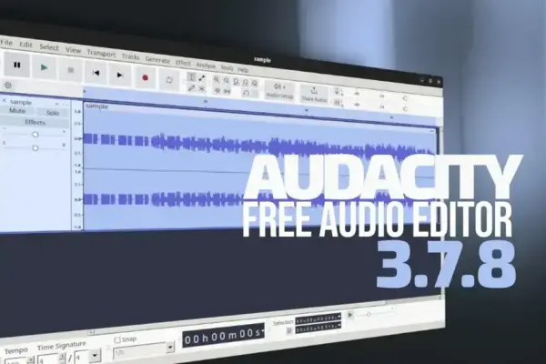 Audacity 3.7.8 melhora interface HiDPI no Linux e corrige falhas de áudio