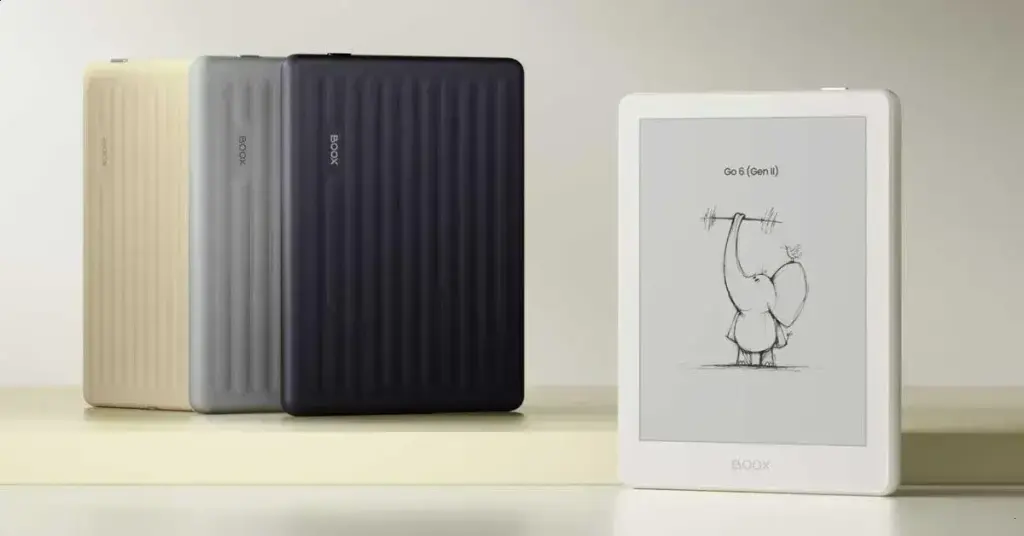 Boox Go 6 Gen II: e-reader Android compacto com suporte a stylus