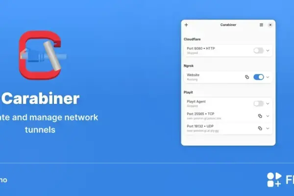 Carabiner chega ao Linux para criar túneis de rede sem dor de cabeça
