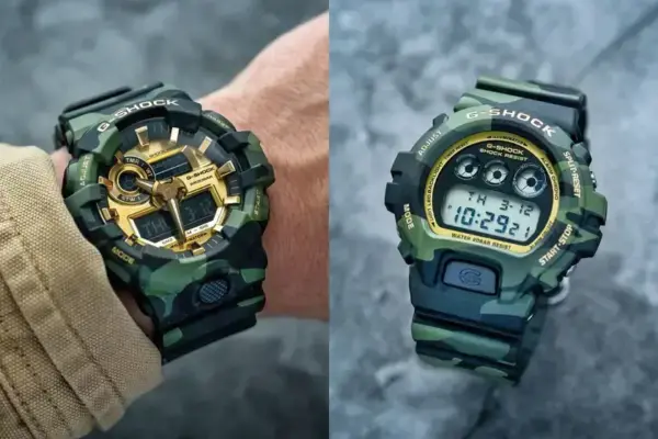 Coleção Bold Camo da Casio G-Shock chega ao Reino Unido com modelos clássicos