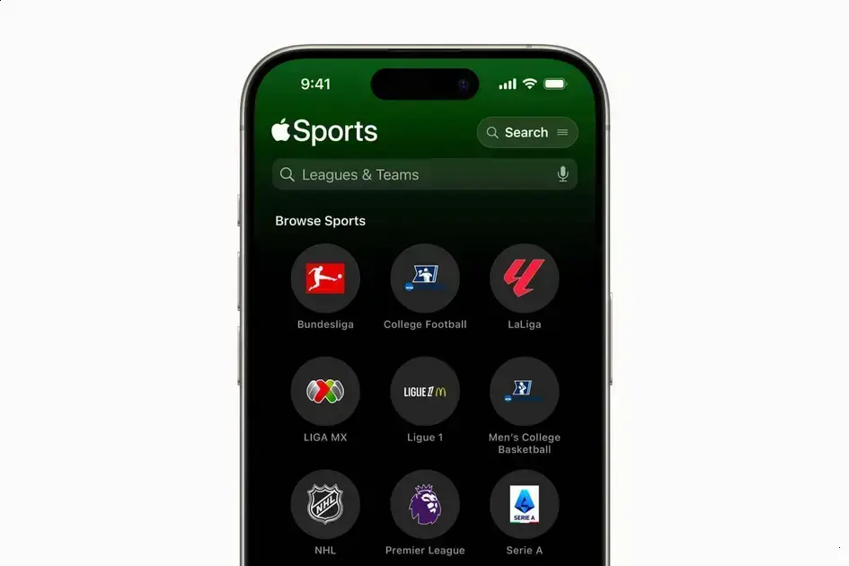 Como Apple Sports transforma placares rápidos em fidelidade à Apple TV