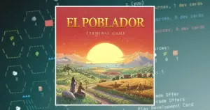 El Poblador traz Catan para o terminal em uma TUI jogável