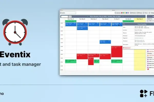 Eventix chega ao Linux como gerenciador de agenda e tarefas via Flatpak