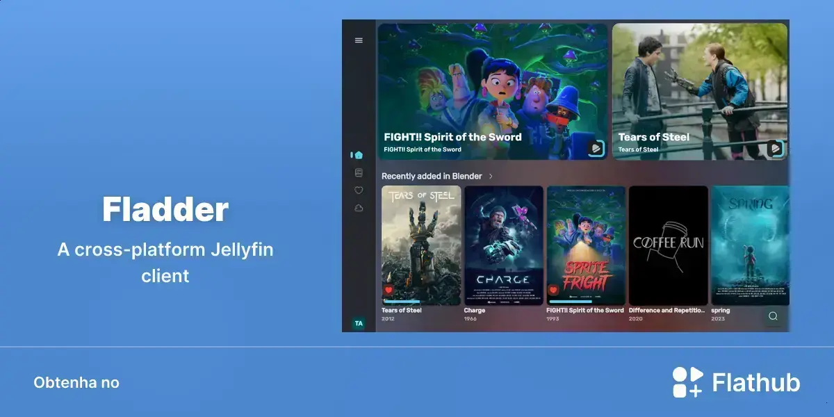 Fladder chega ao Linux como cliente Jellyfin moderno e multiplataforma 1 Fladder chega ao Linux como cliente Jellyfin moderno e multiplataforma