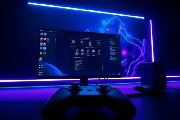 GLF OS Quasar chega com GNOME 50 e foco total em jogos
