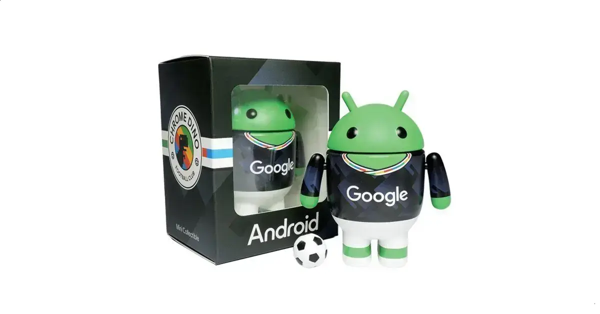 Google lança figurine Chrome Dino FC para celebrar Copa do Mundo 2026 1 Google lança figurine Chrome Dino FC para celebrar Copa do Mundo 2026