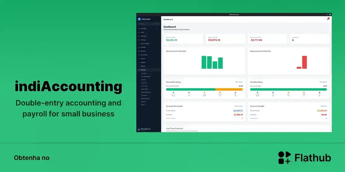 indiAccounting chega ao Linux com contabilidade e folha offline 1 indiAccounting chega ao Linux com contabilidade e folha offline