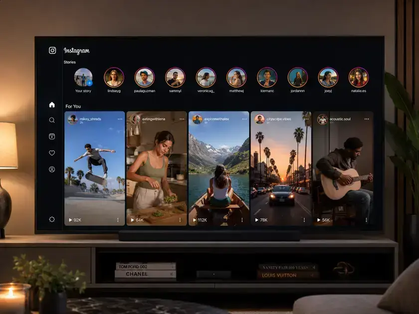 Instagram chega às Smart TVs Samsung nos EUA com recursos para vídeo e Stories